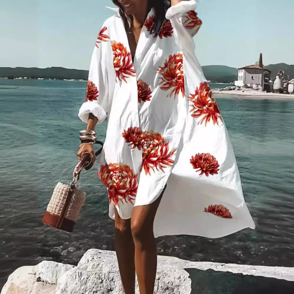 Solena – Breezy Printed Kaftan Dress