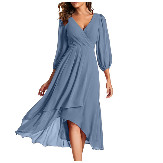 Maribel – Flowing V-Neck Midi Dress