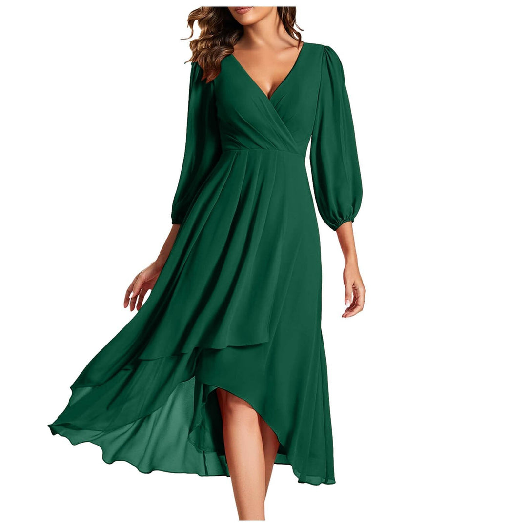 Maribel – Flowing V-Neck Midi Dress