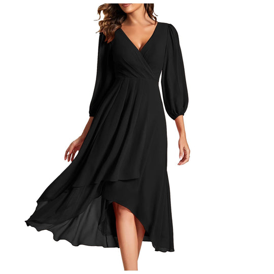 Maribel – Flowing V-Neck Midi Dress