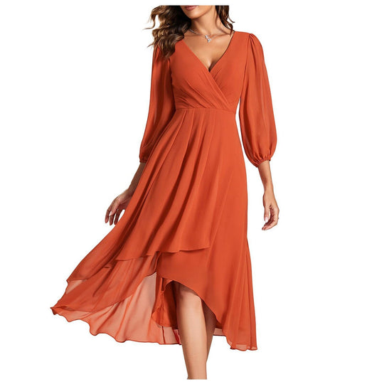 Maribel – Flowing V-Neck Midi Dress