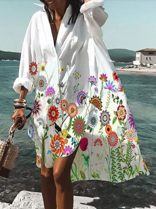 Solena – Breezy Printed Kaftan Dress