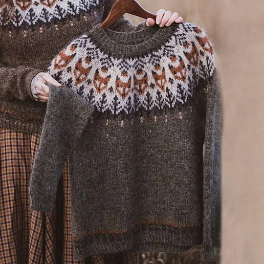 Kesha – Nordic Knit Sweater for Women