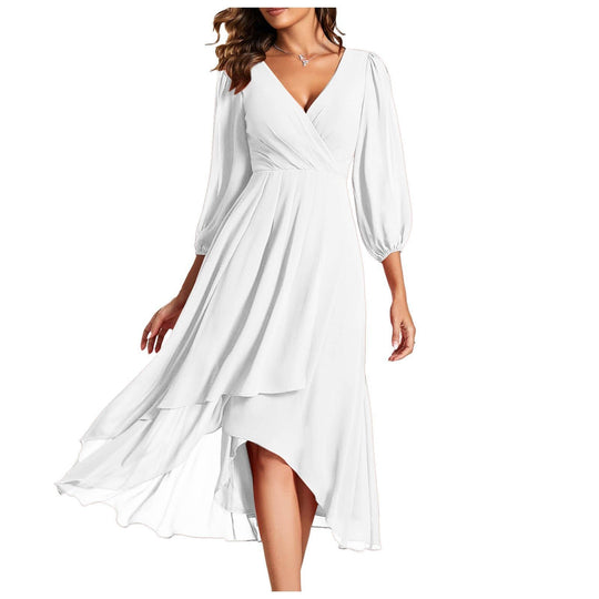 Maribel – Flowing V-Neck Midi Dress