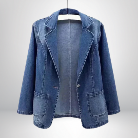 Jeanverra – Tailored Denim Blazer for Women