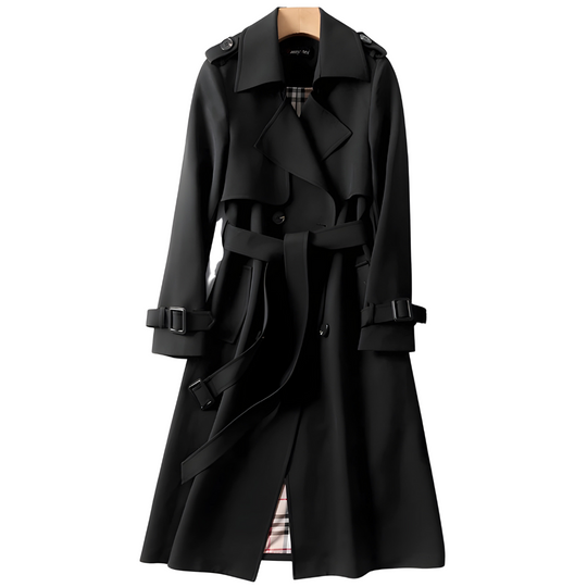 Elodie – Double-Breasted Trench Coat for Women