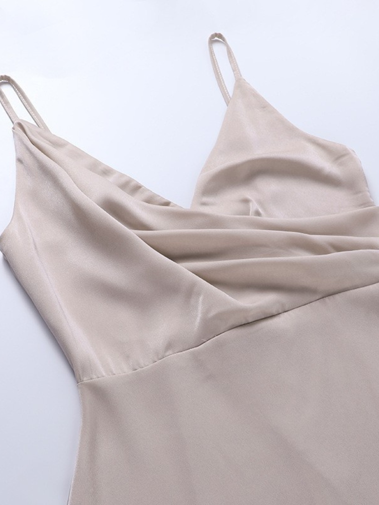 Solene | Elegant Satin Dress