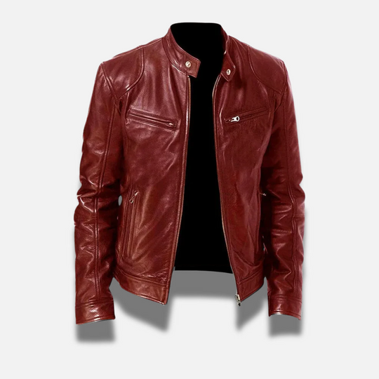 Dante – Leather Moto Jacket for Men