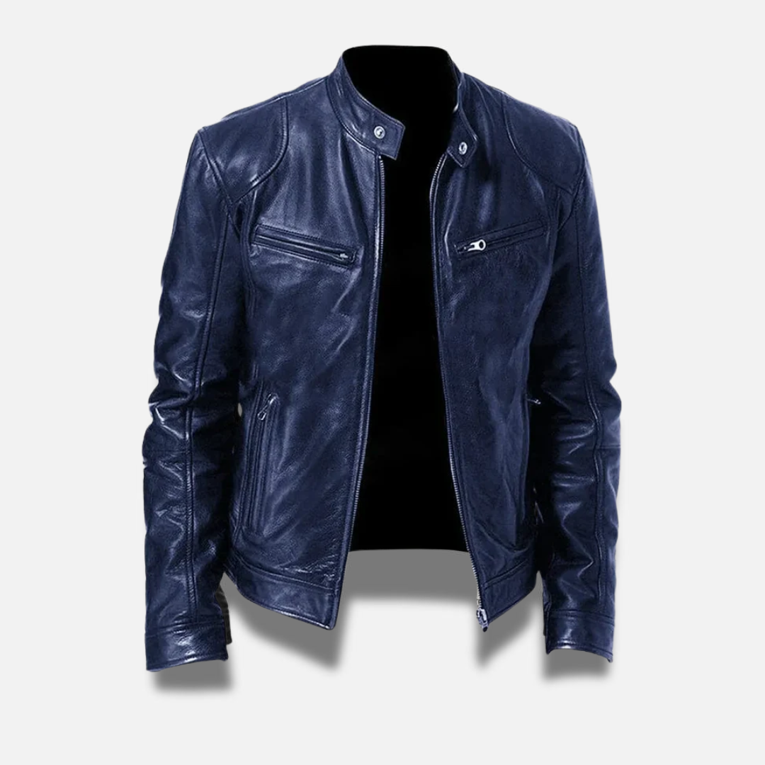Dante – Leather Moto Jacket for Men