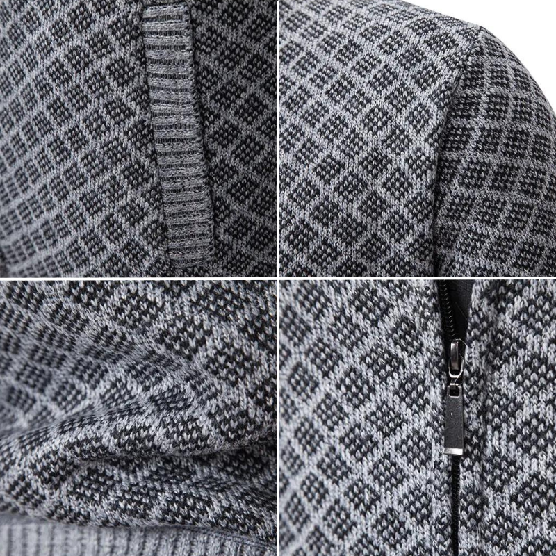 Julian – Knit Zip-Up Sweater for Men
