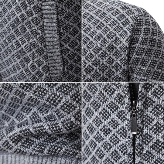 Julian – Knit Zip-Up Sweater for Men