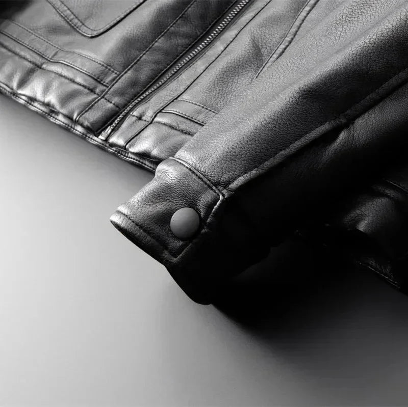 Leon – Shearling-Lined Leather Jacket for Men