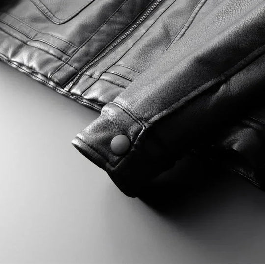 Leon – Shearling-Lined Leather Jacket for Men