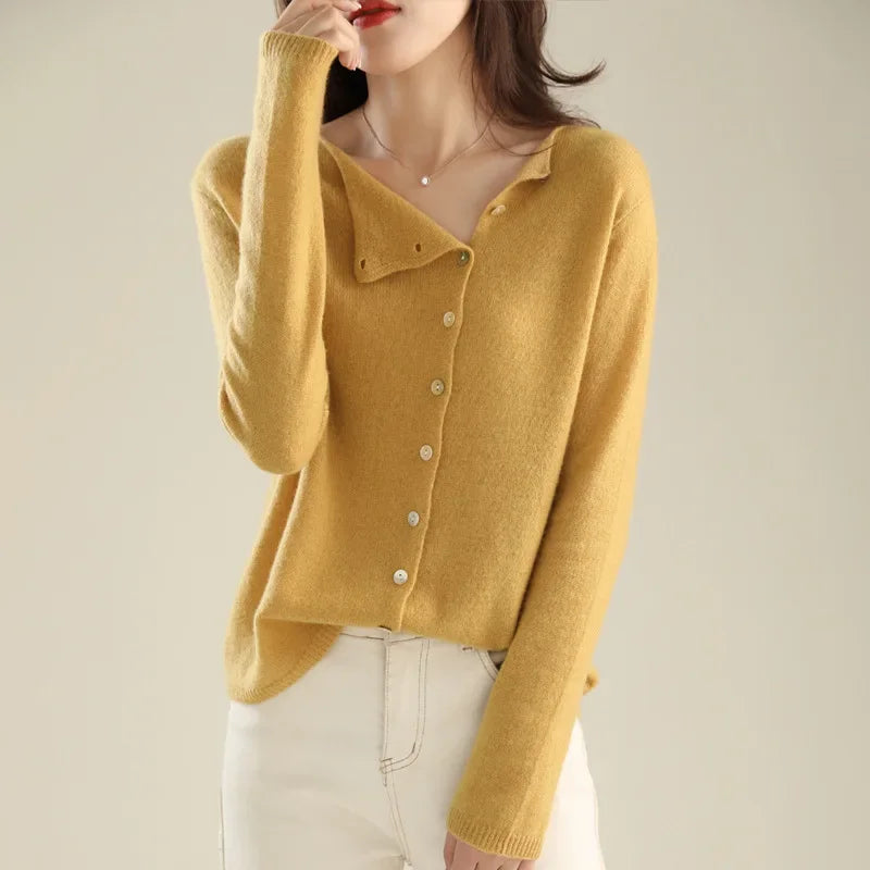 Maya - Stylish Button-Up Knitted Cardigan