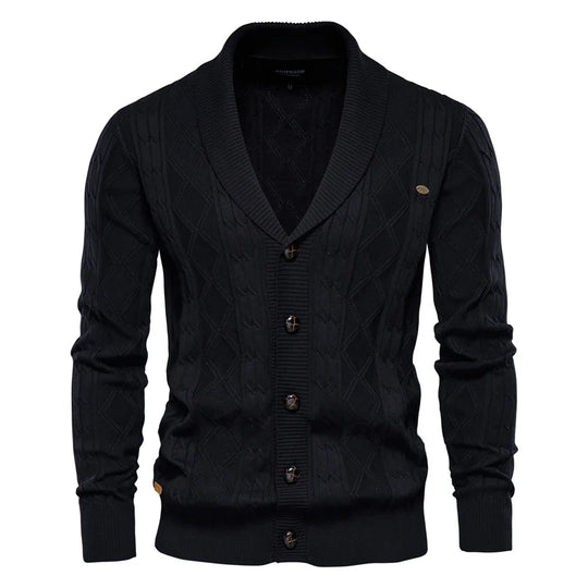 Jeremiah – Cable Knit Cardigan for Men
