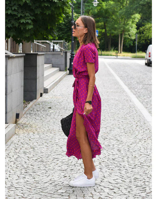 Tamara – Everyday Wrap Midi Dress for Women