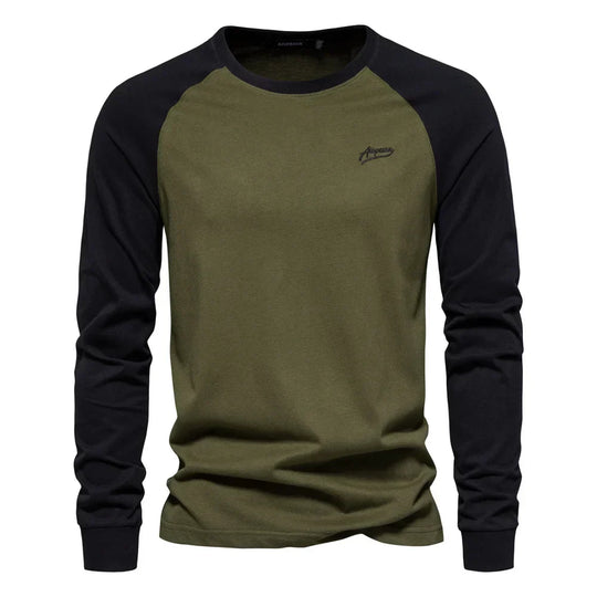 Christian – Colorblock Long Sleeve Tee for Men