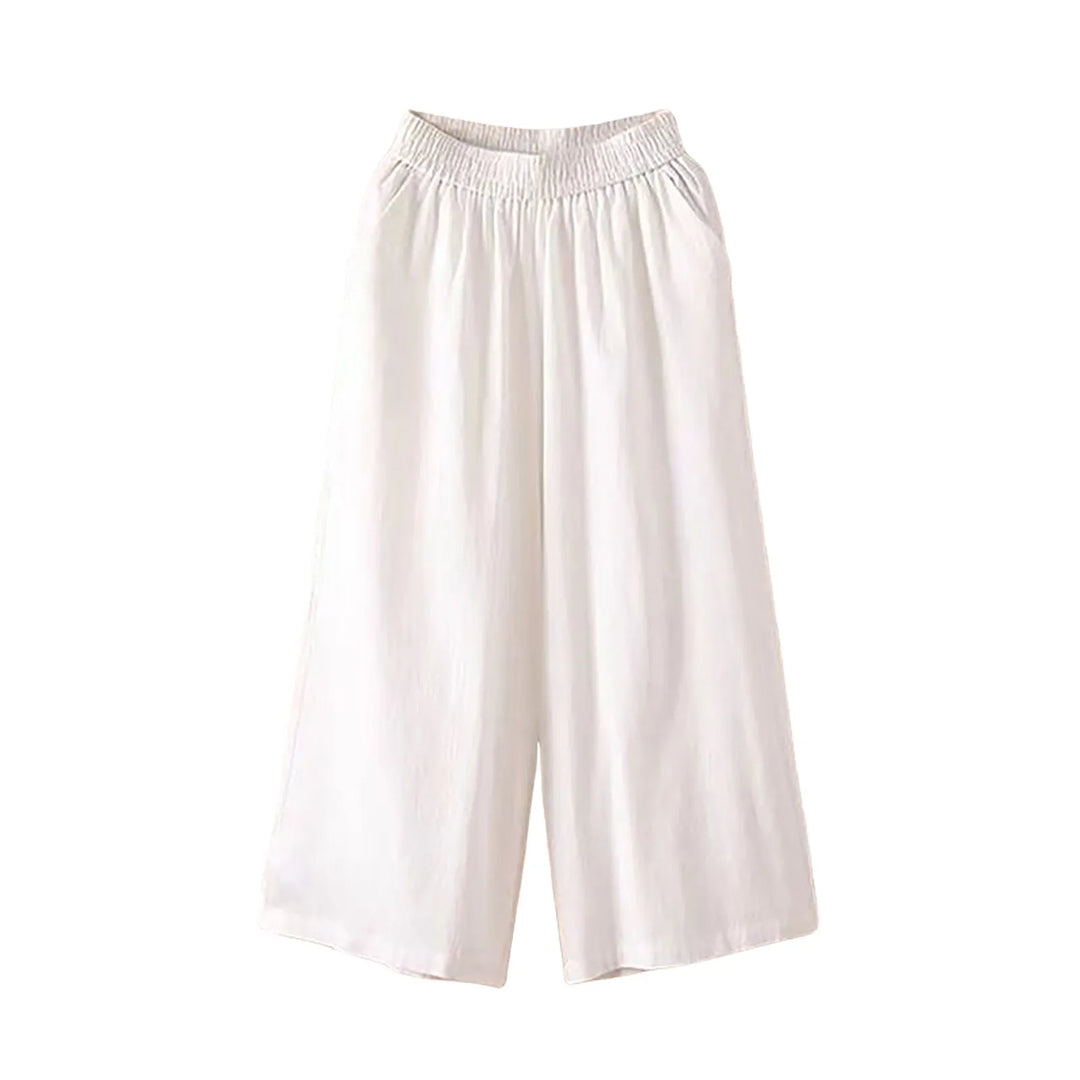 Evana – Breezy Wide-Leg Cotton Culottes for Women
