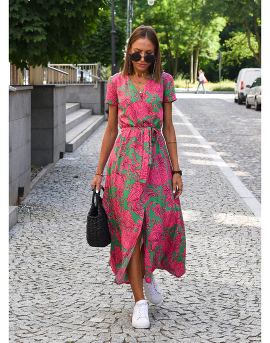 Tamara – Everyday Wrap Midi Dress for Women