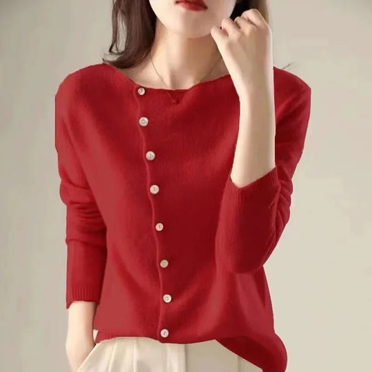 Maya - Stylish Button-Up Knitted Cardigan