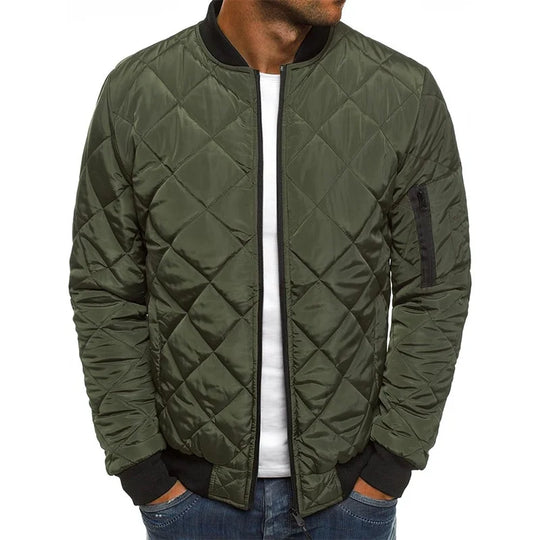 Alex – Quilted Bomber Jacket for Men