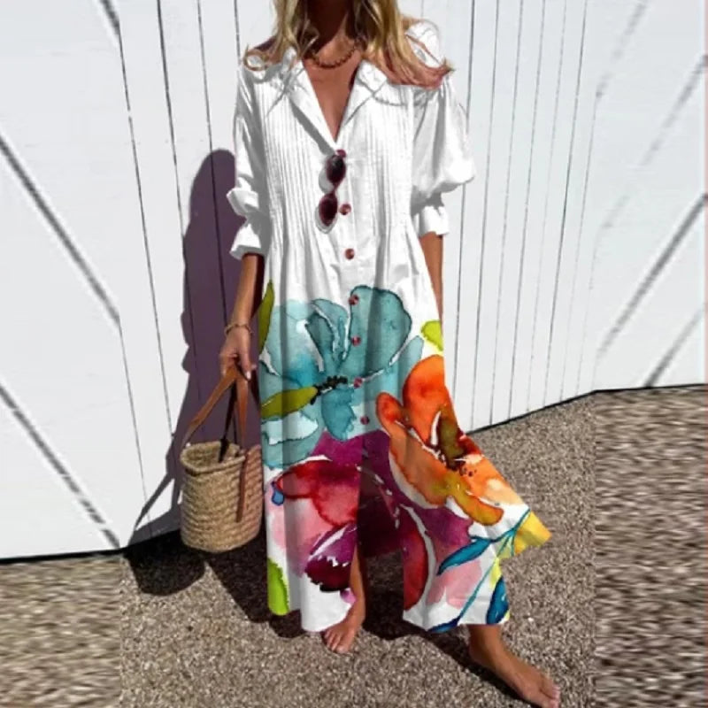 Aniela – Boho Bloom Maxi Dress