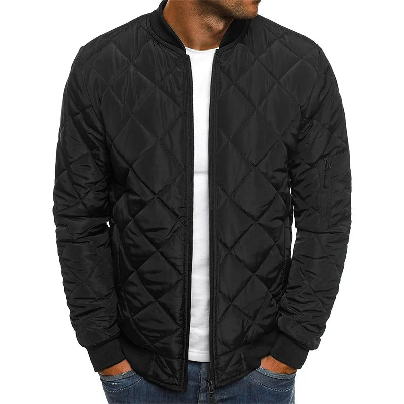 Alex – Quilted Bomber Jacket for Men
