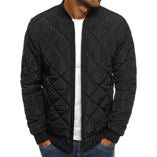 Alex – Quilted Bomber Jacket for Men