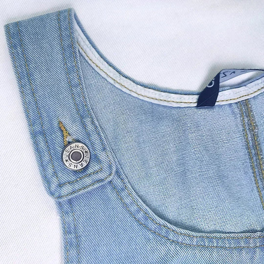Mirellie – Sleeveless Pocket-Front Denim Mini Dress for Women