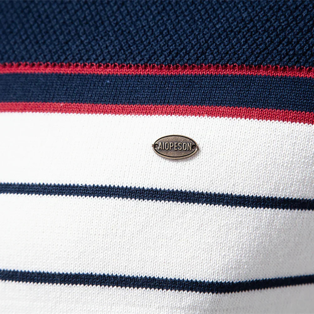 Jason – Striped Crewneck Sweater for Men