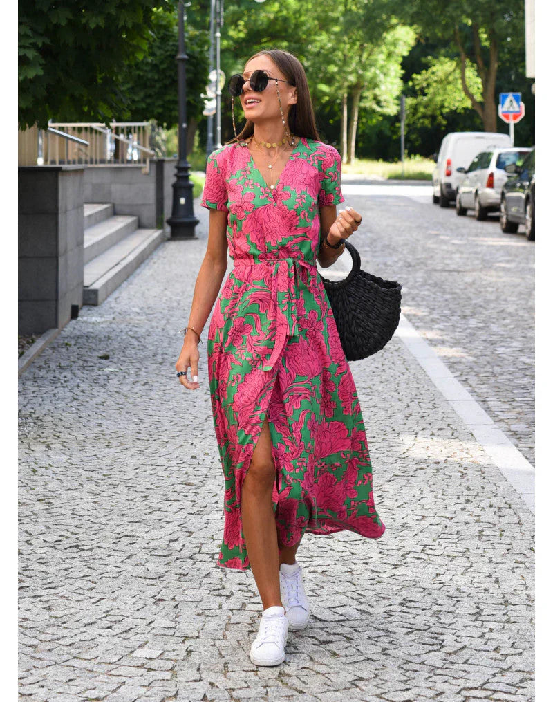 Tamara – Everyday Wrap Midi Dress for Women