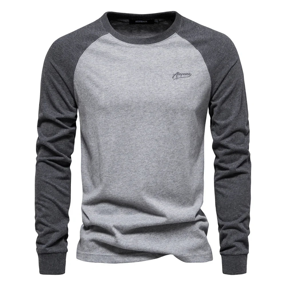 Christian – Colorblock Long Sleeve Tee for Men