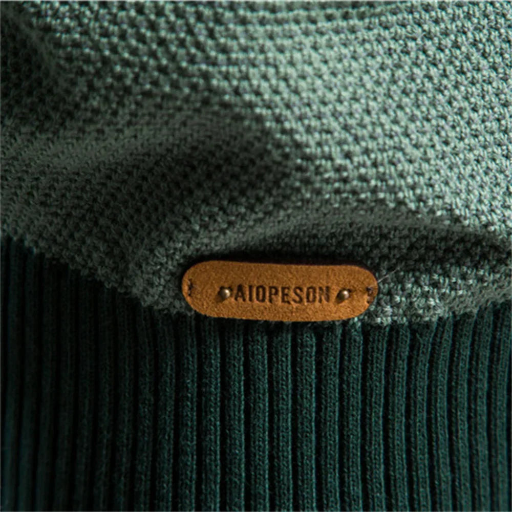 Mario – Colorblock Crewneck Sweater for Men