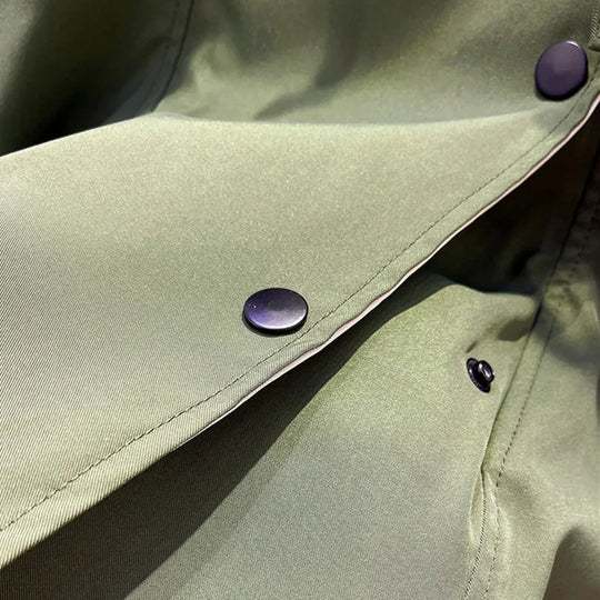 Lieselotte – Two-Tone Hooded A-Line Jacket for Women