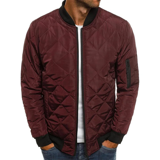 Alex – Quilted Bomber Jacket for Men
