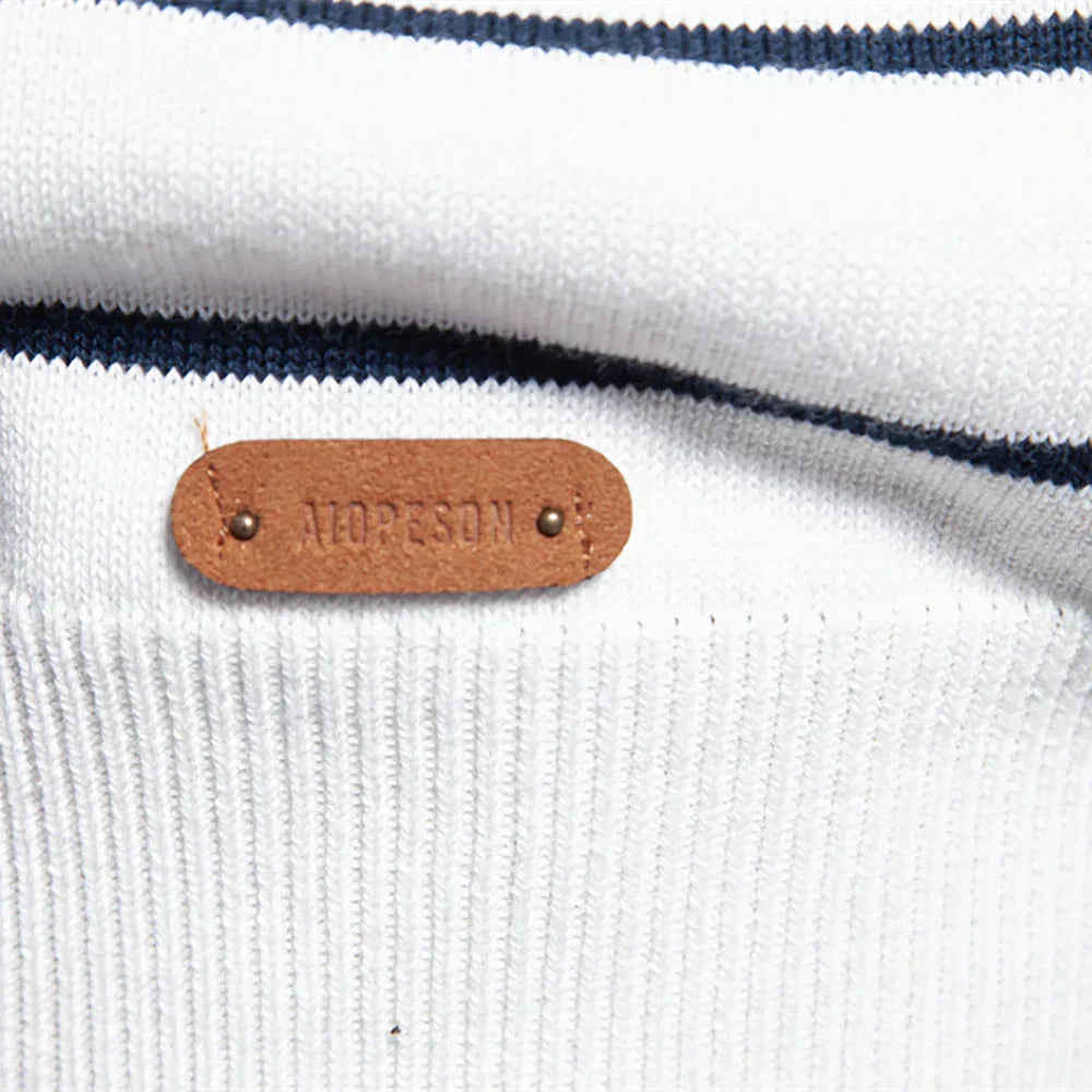 Jason – Striped Crewneck Sweater for Men