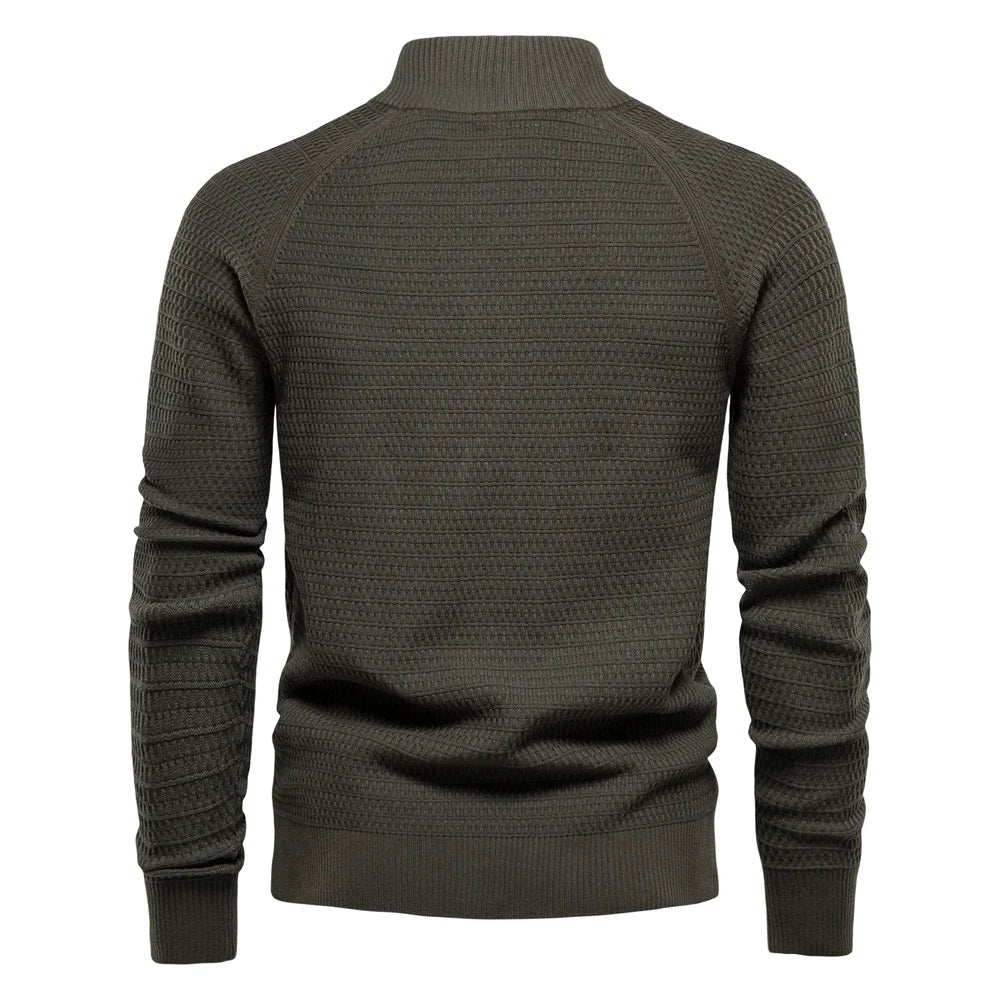 Callum – Button-Up Knit Cardigan for Men