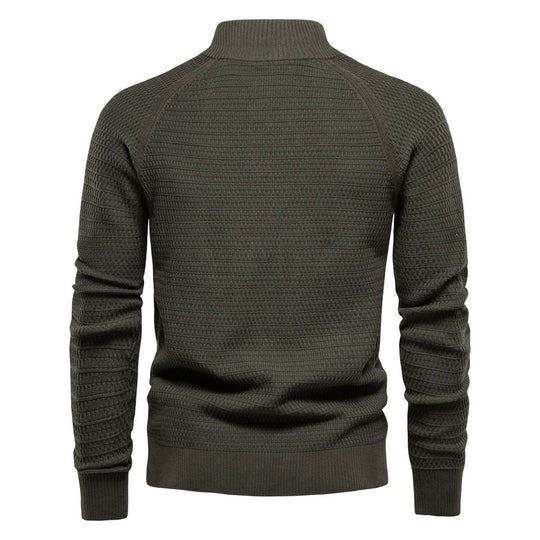 Callum – Button-Up Knit Cardigan for Men