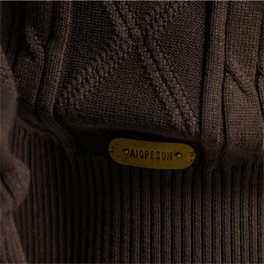 Jeremiah – Cable Knit Cardigan for Men