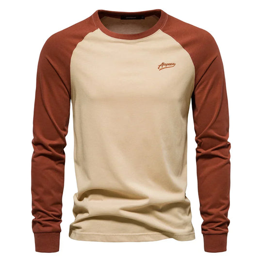 Christian – Colorblock Long Sleeve Tee for Men