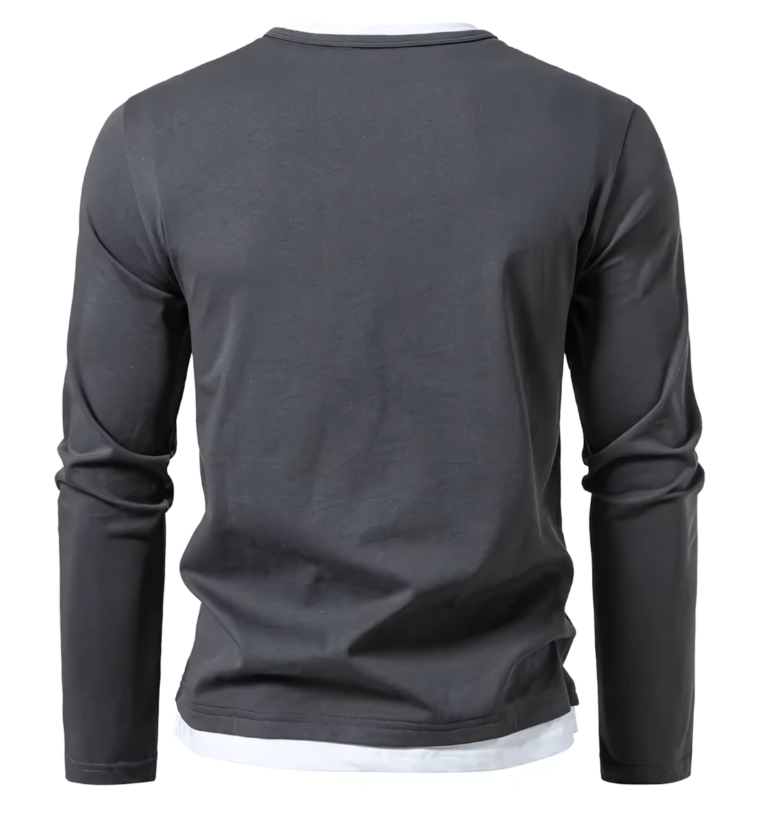Elias – Modern Henley Long Sleeve Shirt for Men