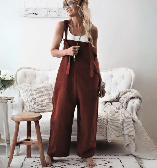 Solara – Lightweight Linen Overalls for Women