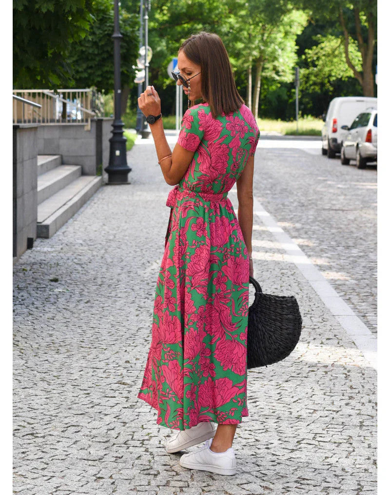 Tamara – Everyday Wrap Midi Dress for Women