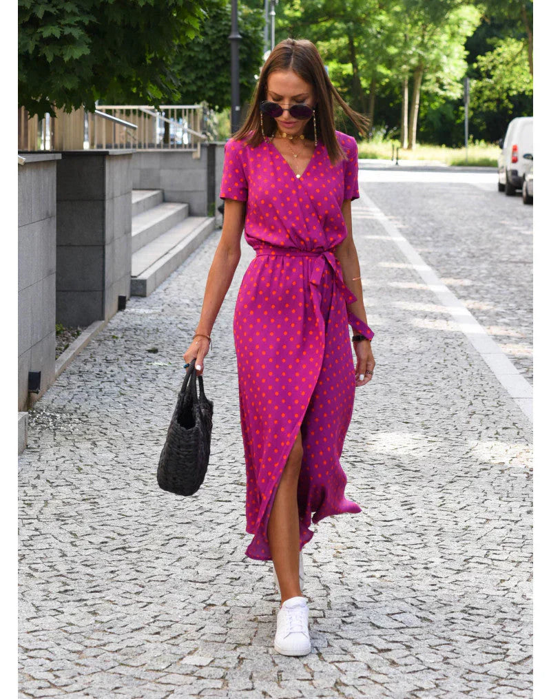 Tamara – Everyday Wrap Midi Dress for Women