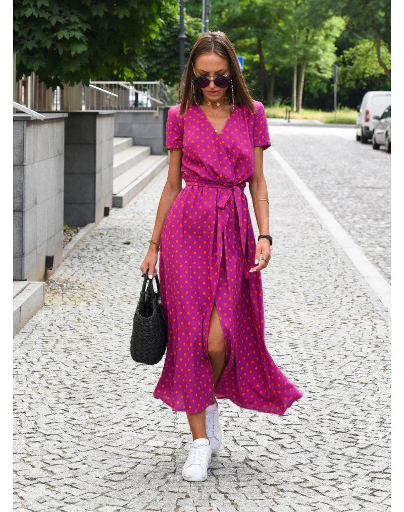 Tamara – Everyday Wrap Midi Dress for Women
