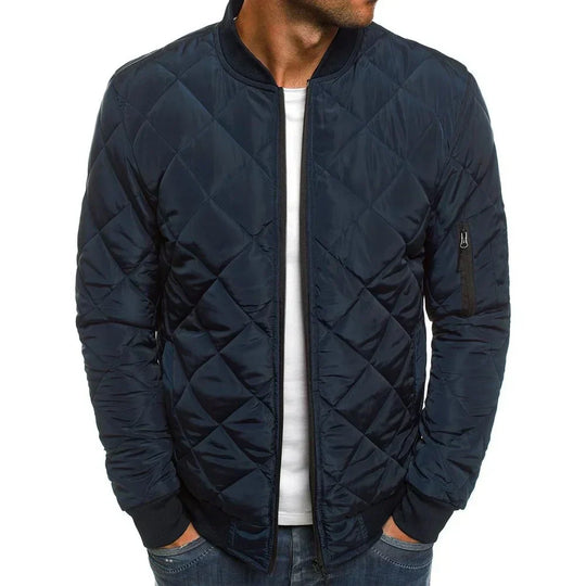 Alex – Quilted Bomber Jacket for Men