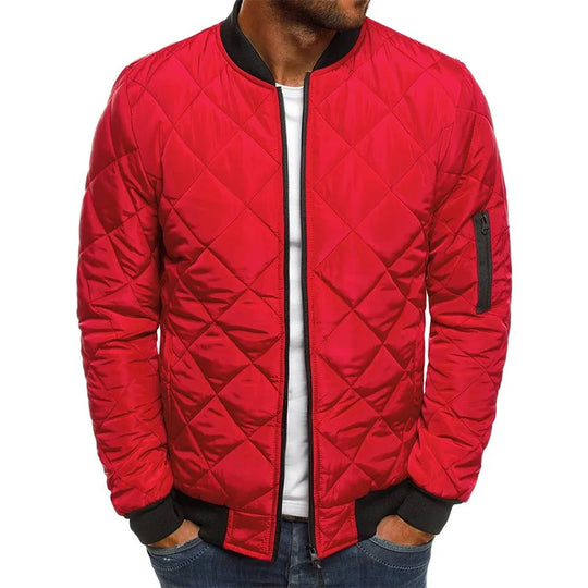 Alex – Quilted Bomber Jacket for Men