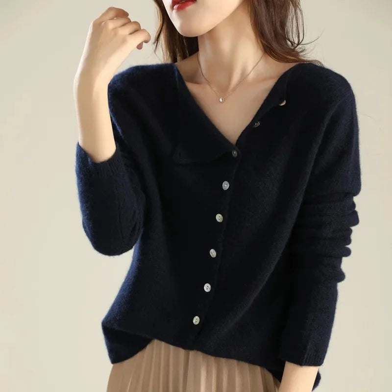 Maya - Stylish Button-Up Knitted Cardigan