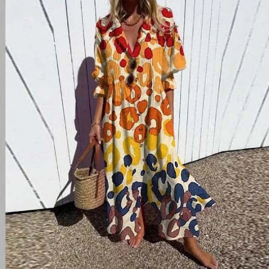 Aniela – Boho Bloom Maxi Dress