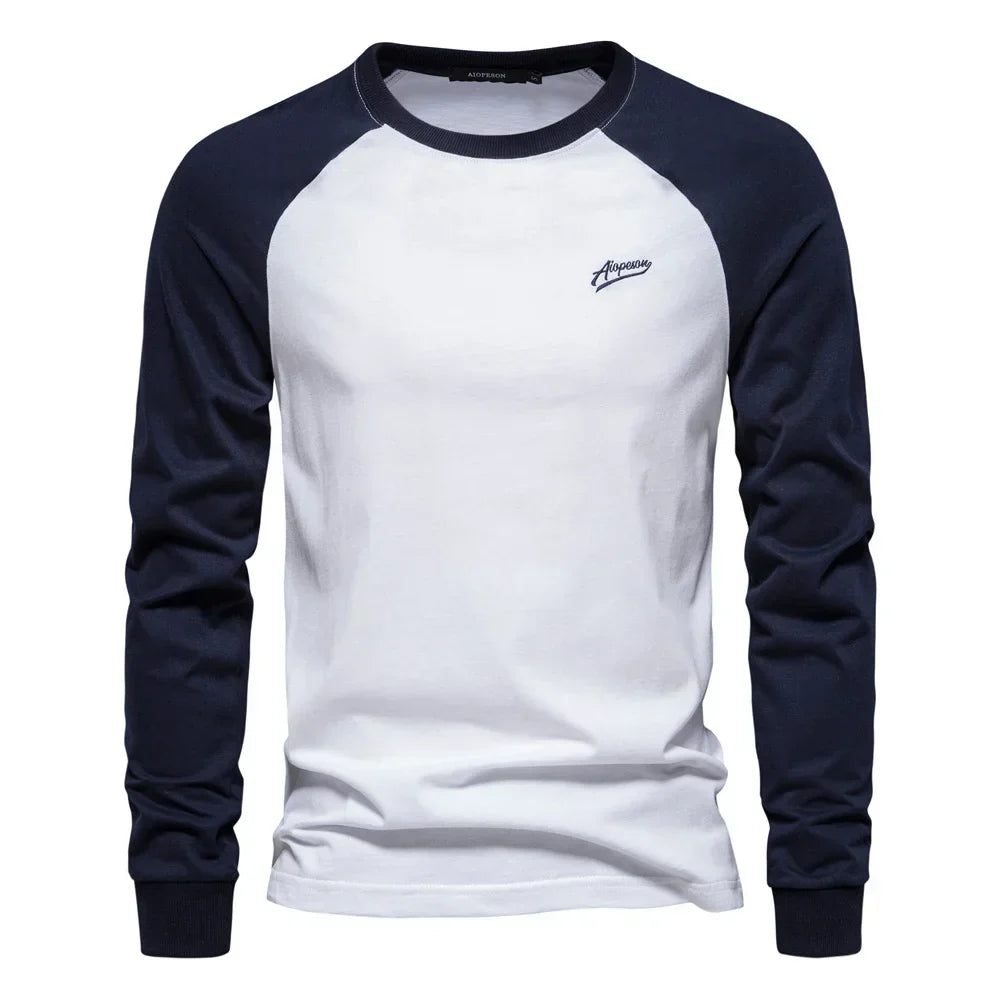 Christian – Colorblock Long Sleeve Tee for Men